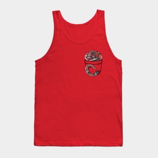 Pocket Cute Tricolour Hognose Snake Tank Top